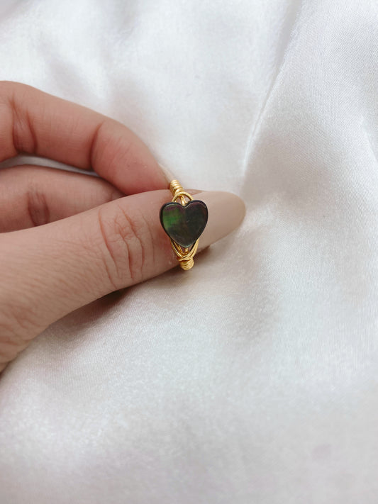 Adore You Wire Wrapped Heart Ring