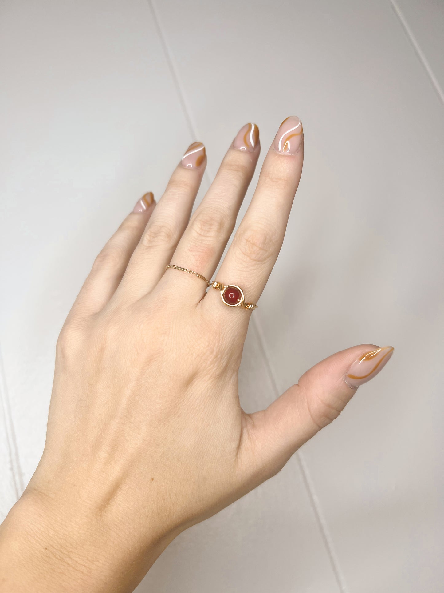 Holidaze Red Wire Wrapped Ring